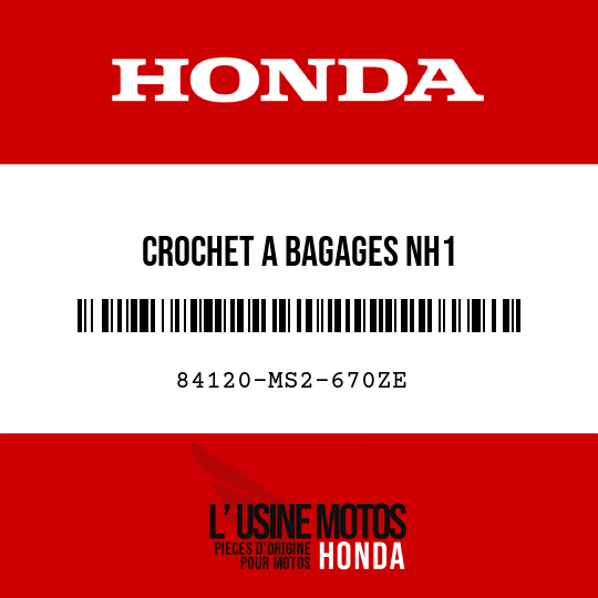 image de 84120-MS2-670ZE CROCHET A BAGAGES NH1 