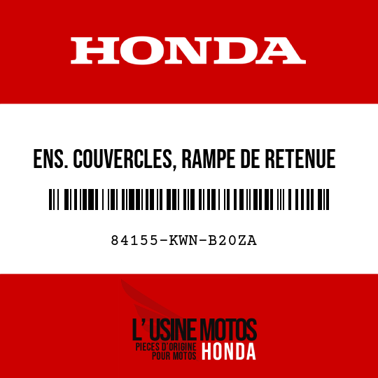 image de 84155-KWN-B20ZA ENS. COUVERCLES, RAMPE DE RETENUE AR. (WL) TYPE5