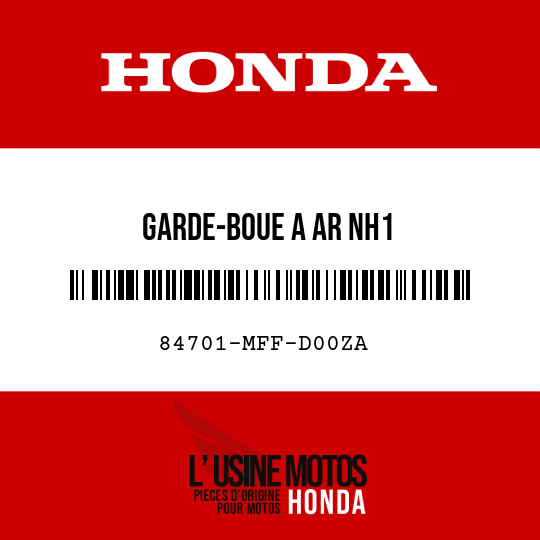 image de 84701-MFF-D00ZA GARDE-BOUE A AR NH1