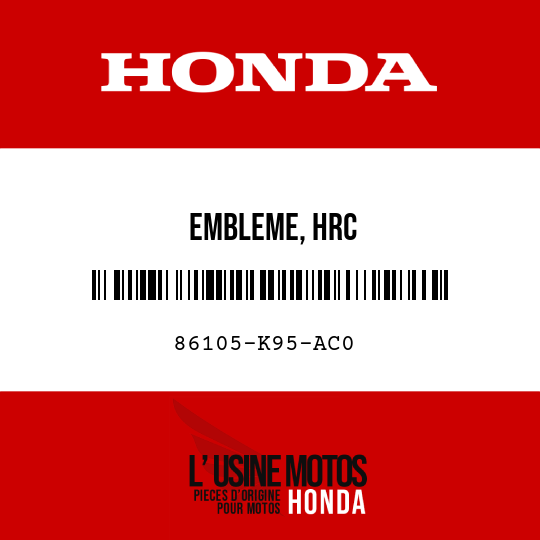 image de 86105-K95-AC0 EMBLEME, HRC