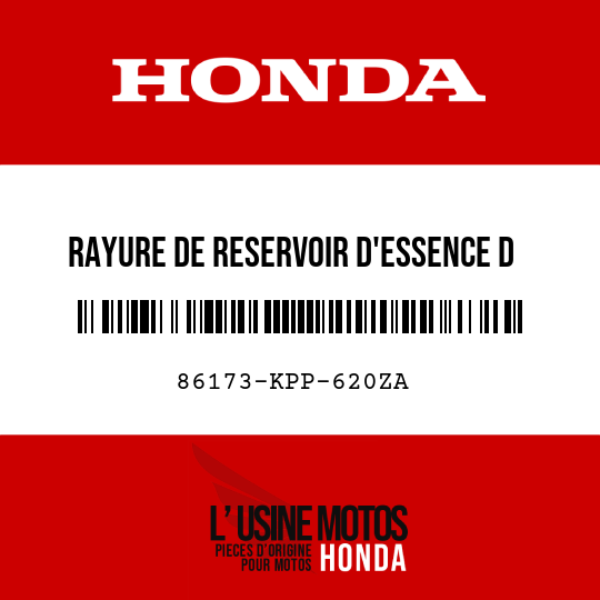 image de 86173-KPP-620ZA RAYURE DE RESERVOIR D'ESSENCE D TYPE2