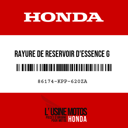 image de 86174-KPP-620ZA RAYURE DE RESERVOIR D'ESSENCE G TYPE2
