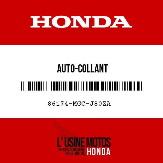 image de 86174-MGC-J80ZA AUTO-COLLANT