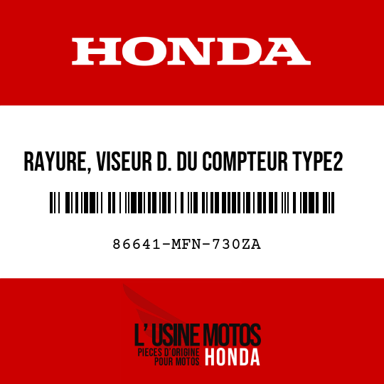 image de 86641-MFN-730ZA RAYURE, VISEUR D. DU COMPTEUR TYPE2