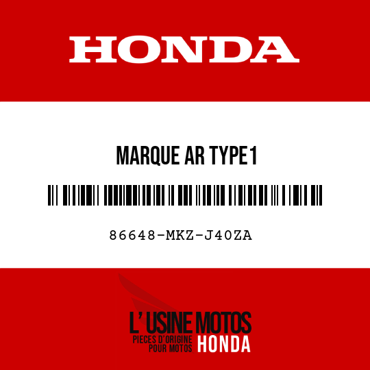 image de 86648-MKZ-J40ZA MARQUE AR TYPE1