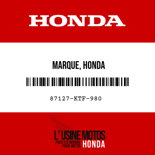 image de 87127-KTF-980 MARQUE, HONDA