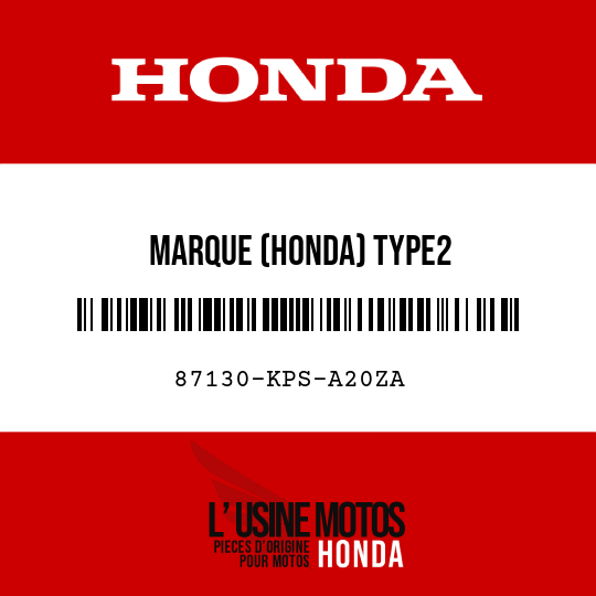 image de 87130-KPS-A20ZA MARQUE (HONDA) TYPE2