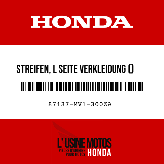 image de 87137-MV1-300ZA STREIFEN, L SEITE VERKLEIDUNG () TYPE1 (TYPE1 )