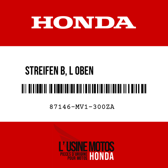 image de 87146-MV1-300ZA STREIFEN B, L OBEN           VERKLEIDUNG () TYPE1 (TYPE1 )