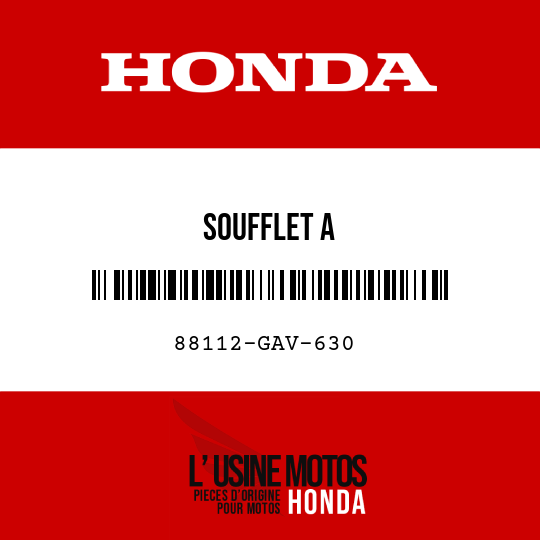 image de 88112-GAV-630 SOUFFLET A