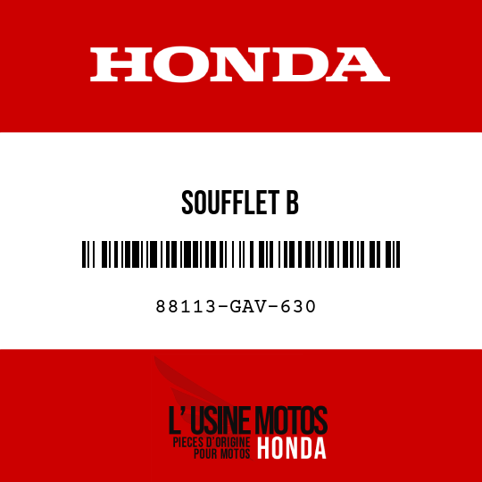 image de 88113-GAV-630 SOUFFLET B