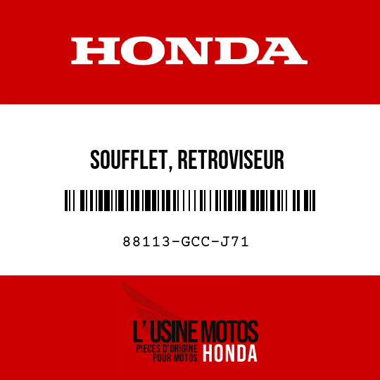 image de 88113-GCC-J71 SOUFFLET, RETROVISEUR