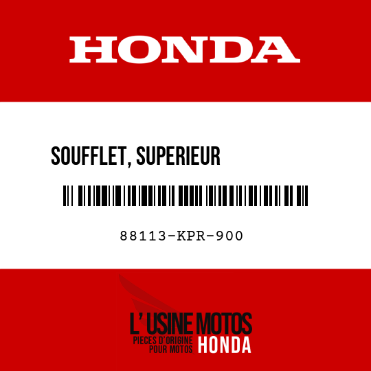 image de 88113-KPR-900 SOUFFLET, SUPERIEUR           RETROVISEUR