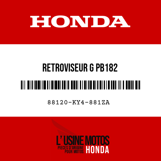 image de 88120-KY4-881ZA RETROVISEUR G PB182 