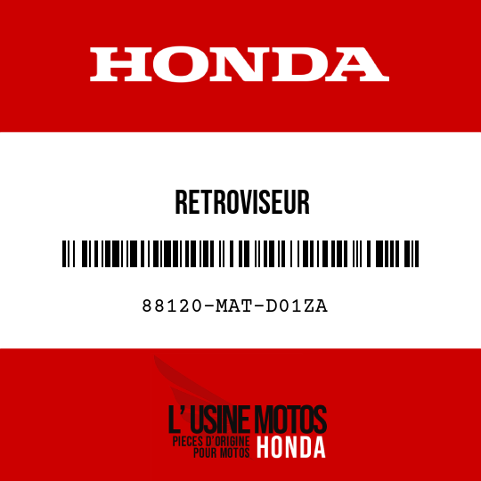 image de 88120-MAT-D01ZA RETROVISEUR