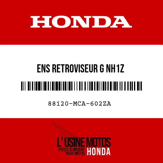 image de 88120-MCA-602ZA ENS RETROVISEUR G NH1Z 
