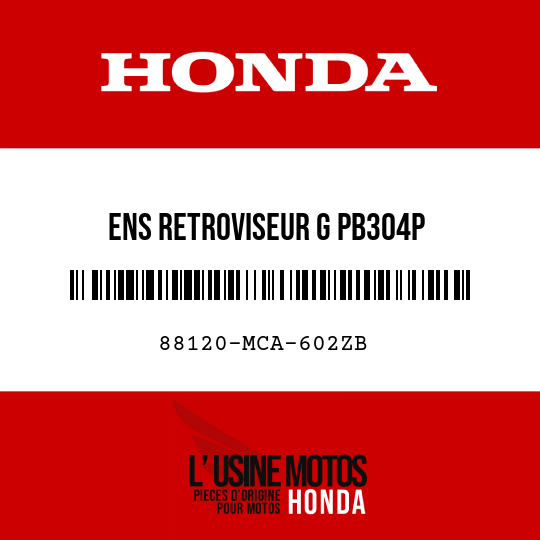 image de 88120-MCA-602ZB ENS RETROVISEUR G PB304P 