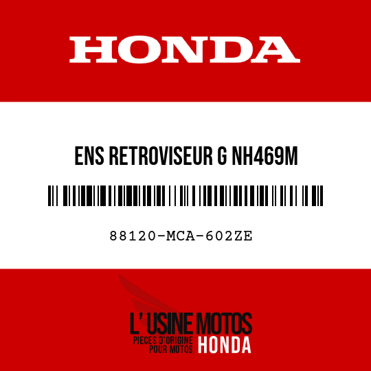 image de 88120-MCA-602ZE ENS RETROVISEUR G NH469M 