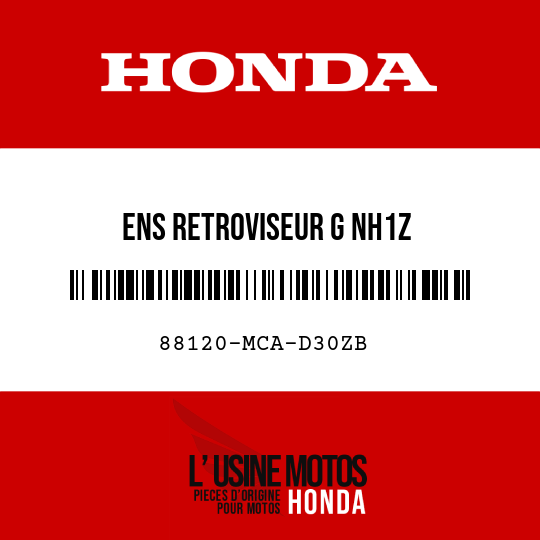image de 88120-MCA-D30ZB ENS RETROVISEUR G NH1Z 