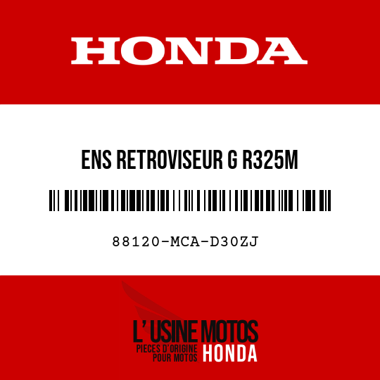 image de 88120-MCA-D30ZJ ENS RETROVISEUR G R325M 