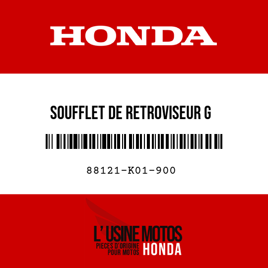 image de 88121-K01-900 SOUFFLET DE RETROVISEUR G