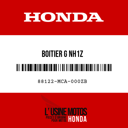 image de 88122-MCA-000ZB BOITIER G NH1Z 