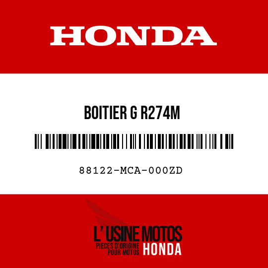 image de 88122-MCA-000ZD BOITIER G R274M 