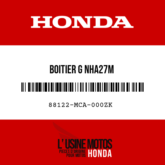 image de 88122-MCA-000ZK BOITIER G NHA27M 