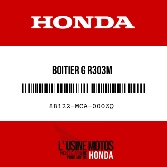image de 88122-MCA-000ZQ BOITIER G R303M
