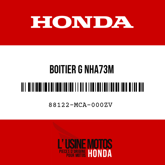 image de 88122-MCA-000ZV BOITIER G NHA73M