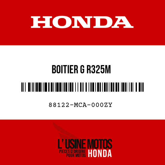 image de 88122-MCA-000ZY BOITIER G R325M