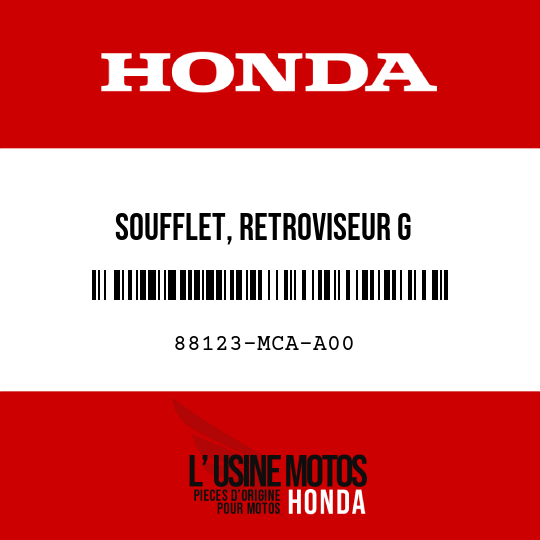 image de 88123-MCA-A00 SOUFFLET, RETROVISEUR G