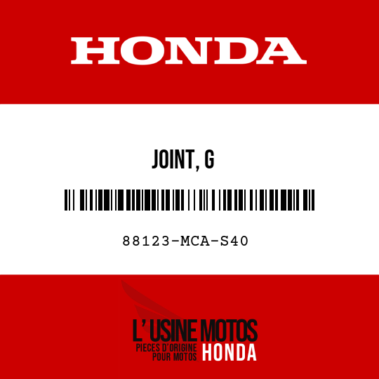 image de 88123-MCA-S40 JOINT, G