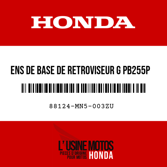 image de 88124-MN5-003ZU ENS DE BASE DE RETROVISEUR G PB255P 