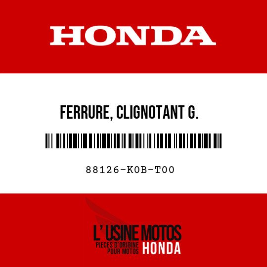 image de 88126-K0B-T00 FERRURE, CLIGNOTANT G.