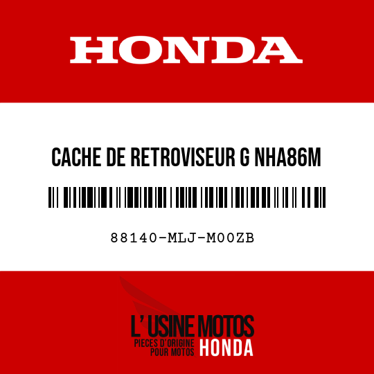 image de 88140-MLJ-M00ZB CACHE DE RETROVISEUR G NHA86M