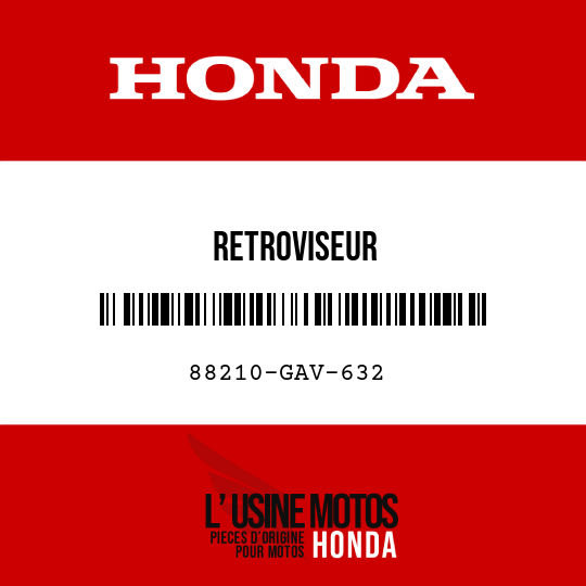 image de 88210-GAV-632 RETROVISEUR