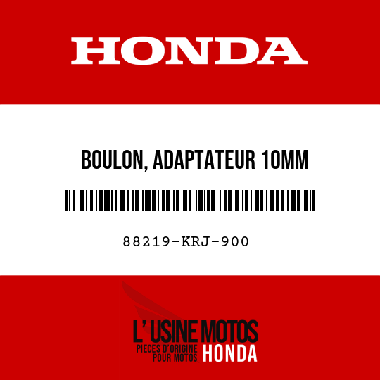 image de 88219-KRJ-900 BOULON, ADAPTATEUR 10MM