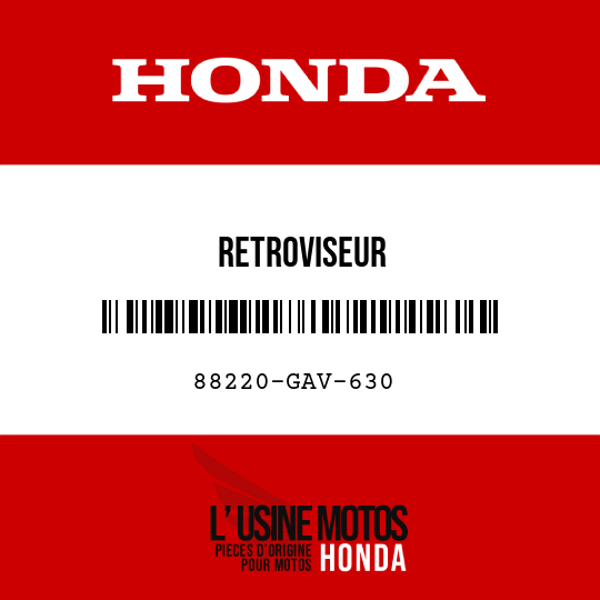 image de 88220-GAV-630 RETROVISEUR