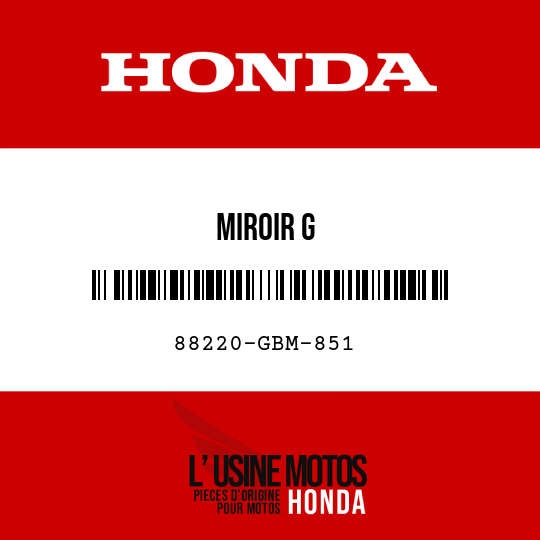 image de 88220-GBM-851 MIROIR G
