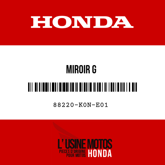 image de 88220-K0N-E01 MIROIR G