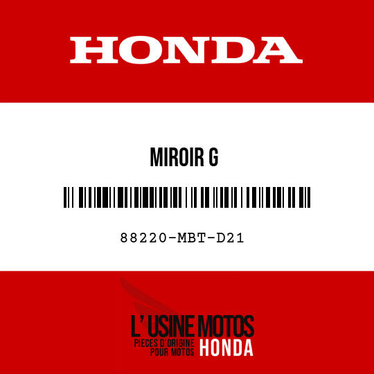 image de 88220-MBT-D21 MIROIR G