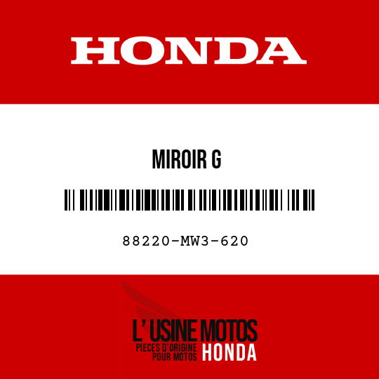 image de 88220-MW3-620 MIROIR G