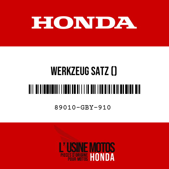 image de 89010-GBY-910 WERKZEUG SATZ ()
