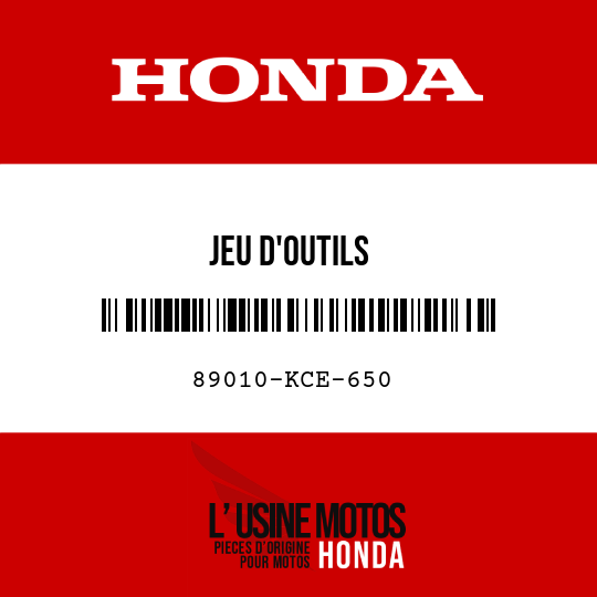 image de 89010-KCE-650 JEU D'OUTILS