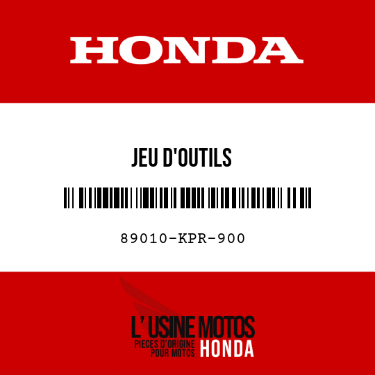 image de 89010-KPR-900 JEU D'OUTILS
