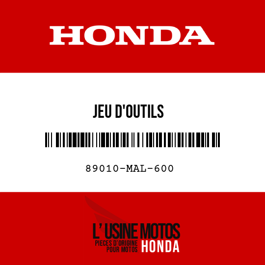 image de 89010-MAL-600 JEU D'OUTILS