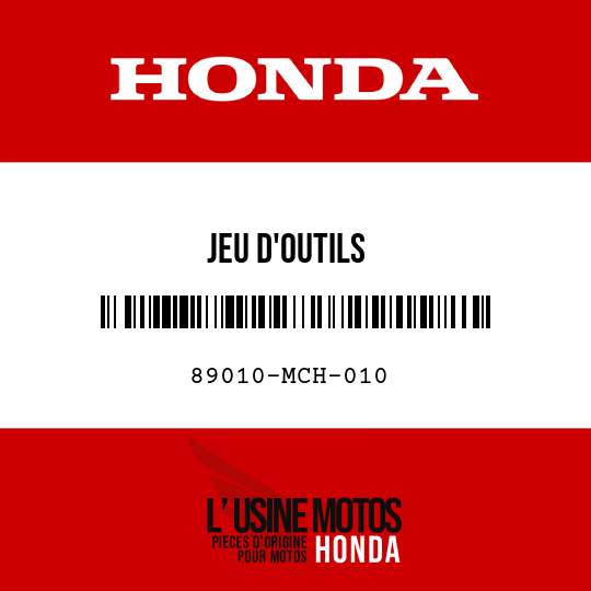 image de 89010-MCH-010 JEU D'OUTILS