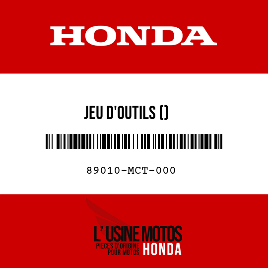 image de 89010-MCT-000 JEU D'OUTILS ()