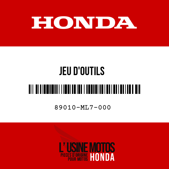 image de 89010-ML7-000 JEU D'OUTILS